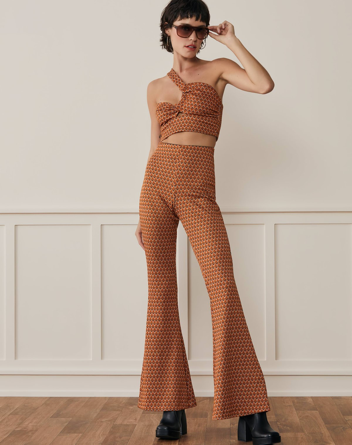 calça jacquard | Amaro (BR)
