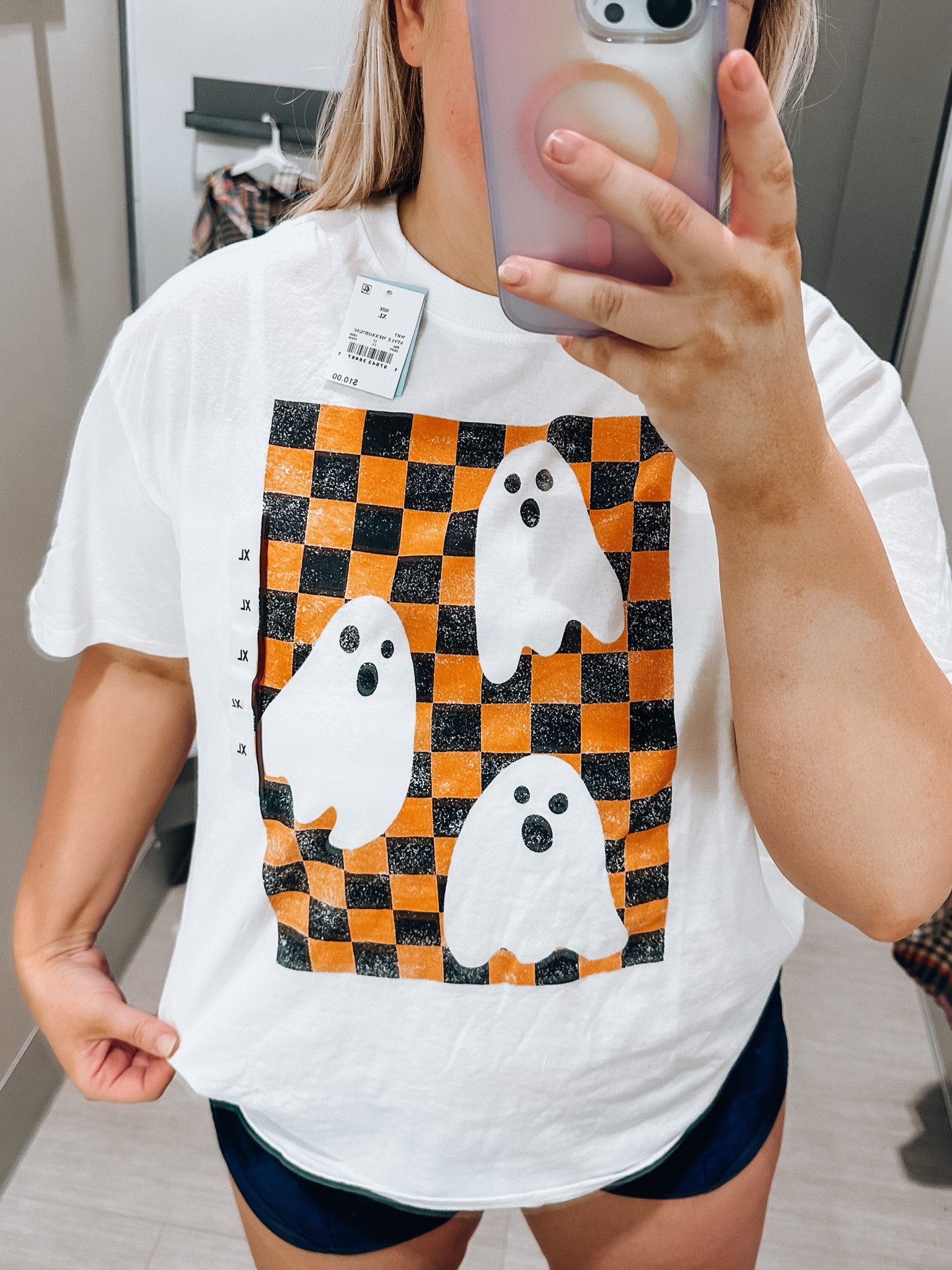 Target find! Ghost Halloween shirt! 

#LTKmidsize #LTKFind #LTKSeasonal