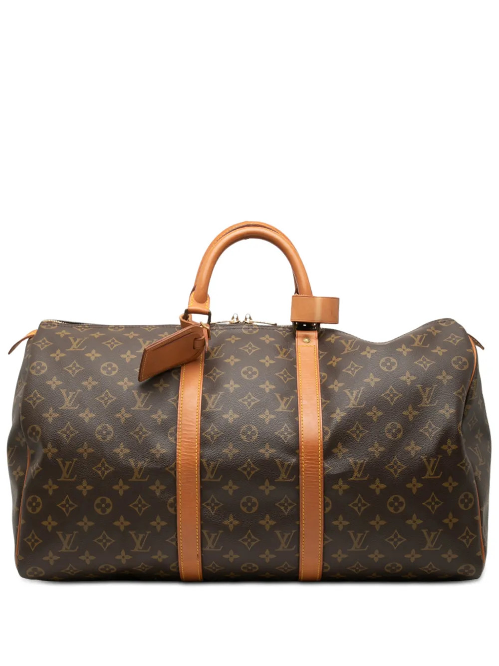 Louis Vuitton Pre-Owned 1989 Monogram Keepall 50 travel bag - Brown | Farfetch Global