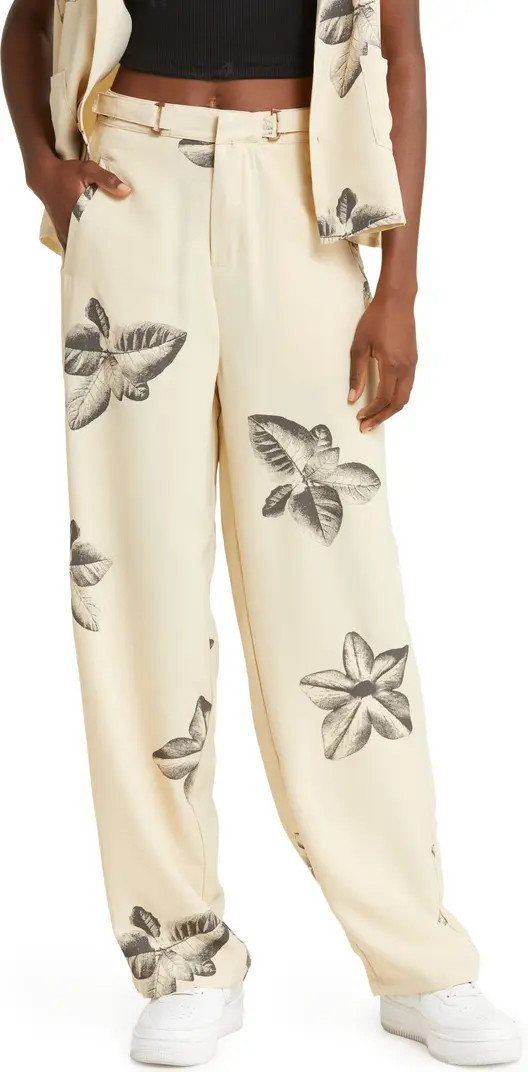 HONOR THE GIFT Floral Print Straight Leg Trousers | Nordstrom | Nordstrom