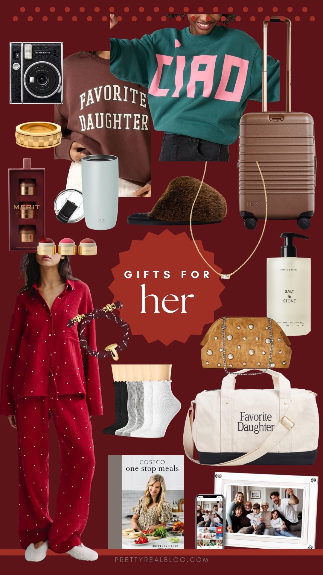 Fun, beautiful, stylish gifts for her!! I have the blush, socks, cookbook, and purse and recommend them all! 

#LTKGiftGuide #LTKmomlife #LTKFindsUnder50