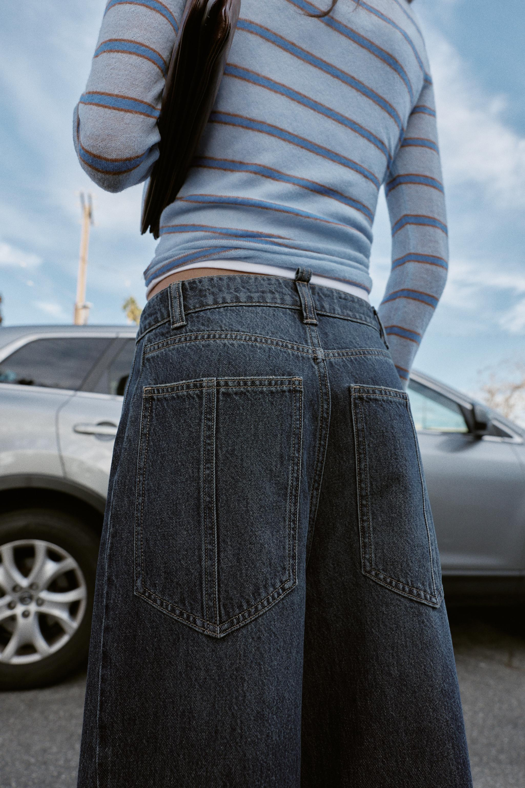 Z1975 WIDE LEG LOOSE SEAM JEANS | Zara US