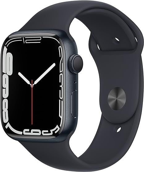 Apple Watch - Serie 7 con GPS y caja de aluminio color azul oscuro de 1.77 pulgadas con correa de... | Amazon (US)