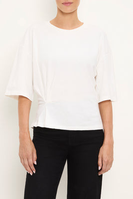 Zinnia Side Pleated Tee | South Moon Under