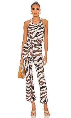 LNA Olivier Jumpsuit in Zebra from Revolve.com | Revolve Clothing (Global)