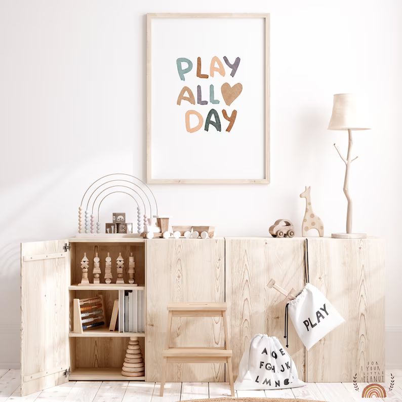 Nursery Quotes Printable Wall Art Nursery Decor Playroom Wall - Etsy | Etsy (US)
