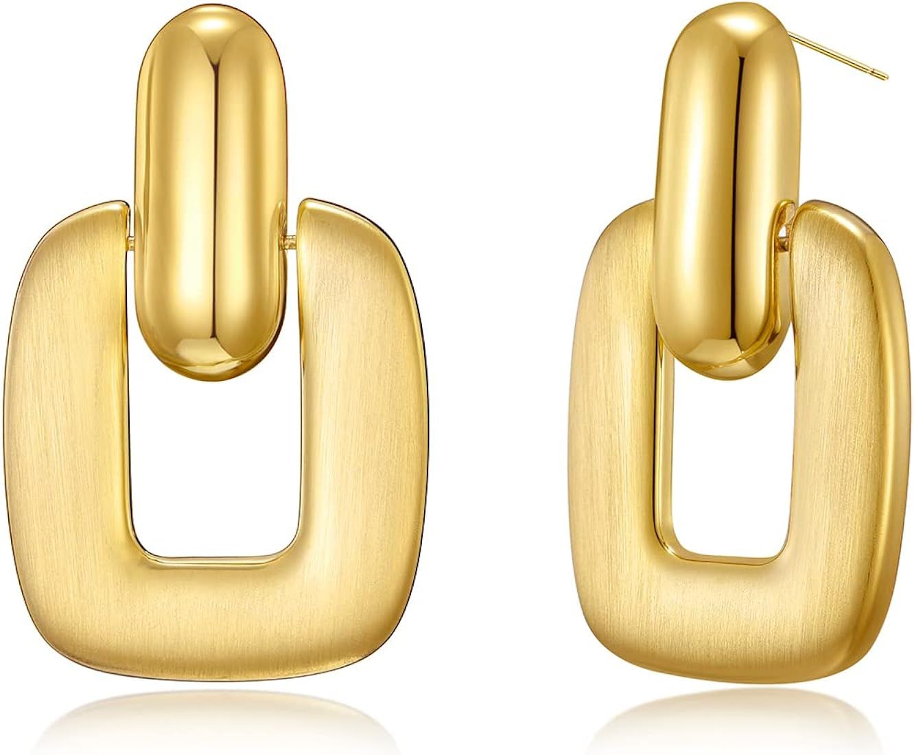 Gold Silver Hoop Dangle Earrings For Women Girls Statement Retro Earrings Multiple Styles Jewelry... | Amazon (CA)
