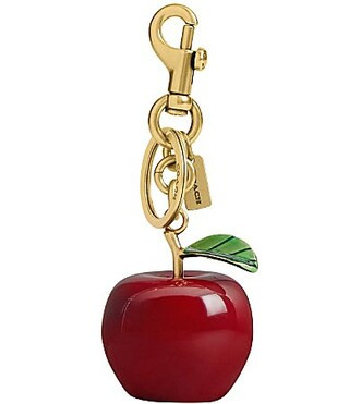 COACH Small Apple Bag Charm - Red | Dillard's