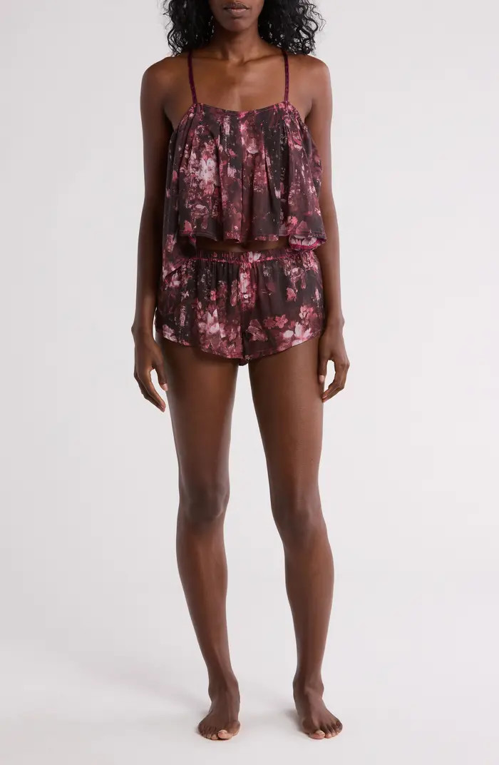 Free People Forget Me Not Cotton Blend Short Pajamas | Nordstromrack | Nordstrom Rack