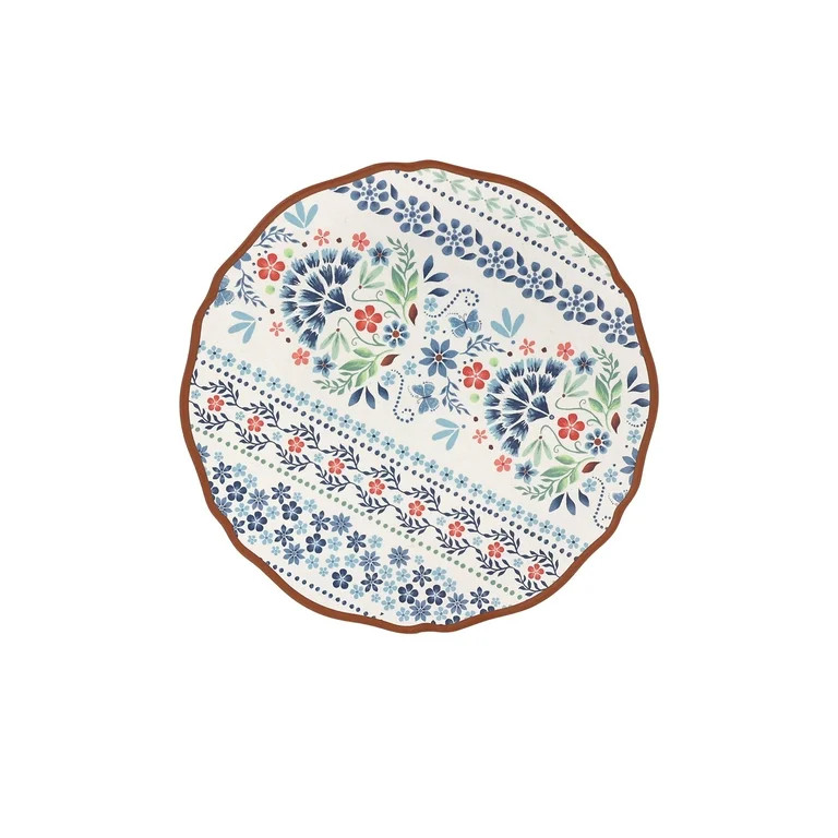 The Pioneer Woman Hattie Bamboo Melamine Dinner Plate, Multicolor | Walmart (US)
