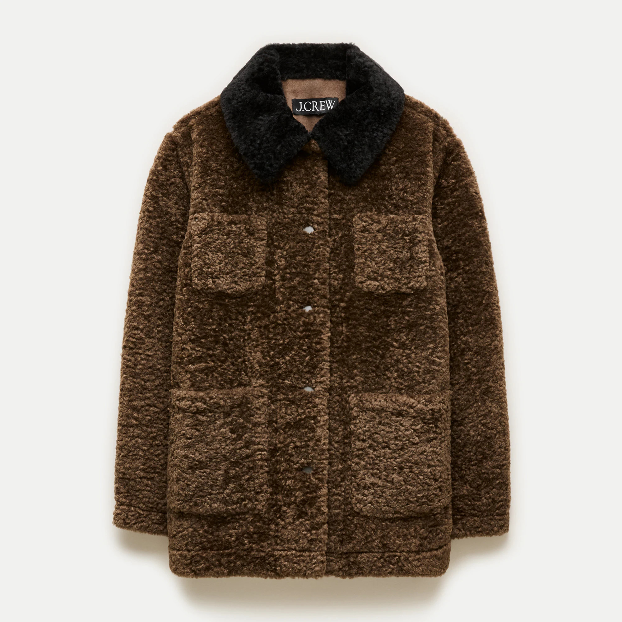 Women's 1986 Barn Jacket™ in faux shearling | J. Crew US