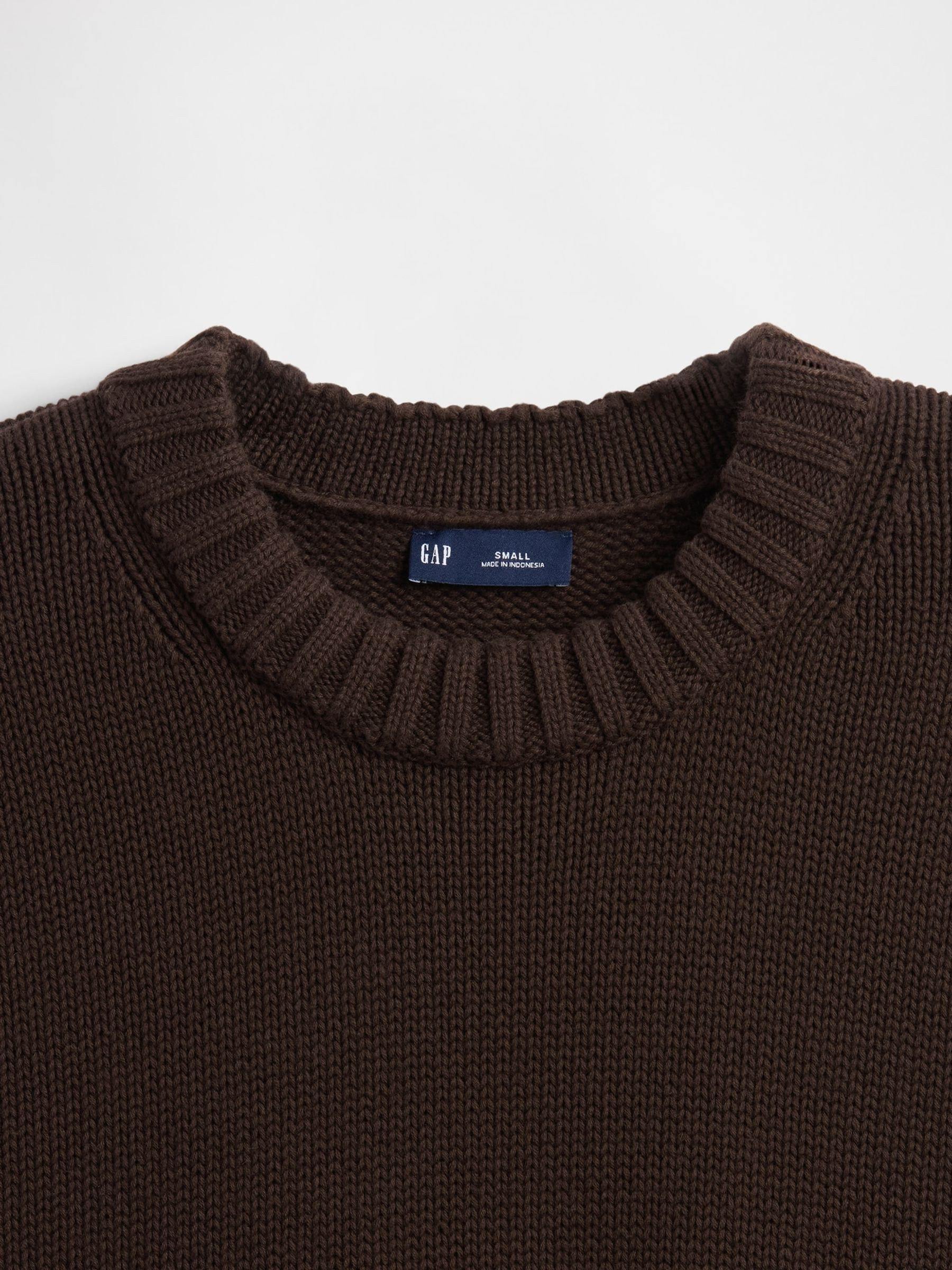 Brown Cotton Oversized Jumper | Gap | GAP UK