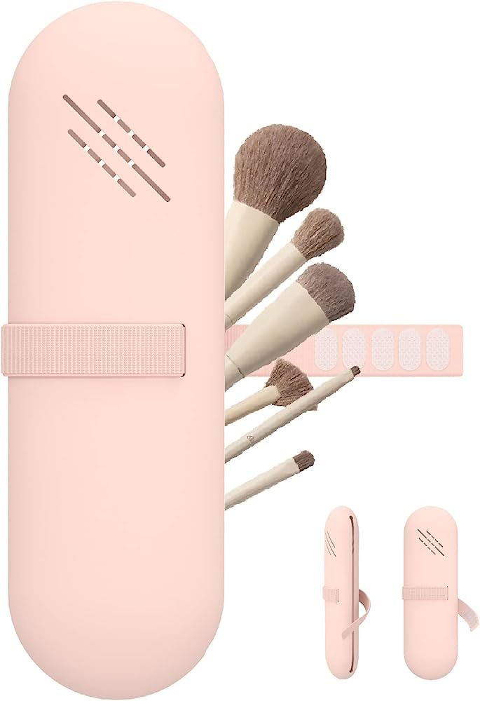 JDZJUCHU Travel Makeup Brush Holder,Make Up Organizer Bag Case,Cosmetic pouch,Toiletry Organizer,... | Amazon (US)