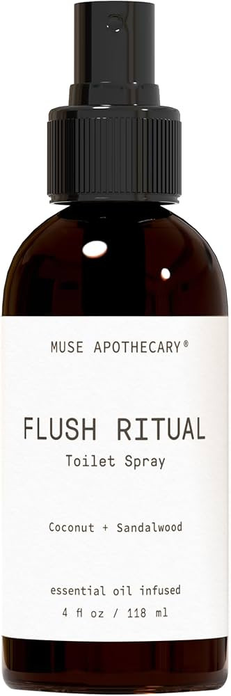 Muse Apothecary Flush Ritual - Aromatic & Refreshing Toilet Spray, Use Before You Go, 4 oz, Infus... | Amazon (US)