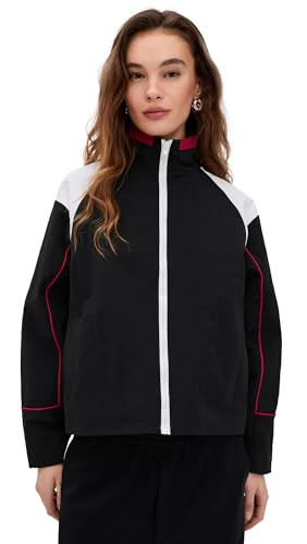 Lioness Women's Shoreline Windbreaker Jacket, Noir, S | Amazon (US)