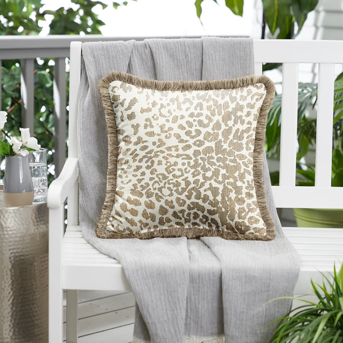 Outdoor Square Pillow Cover & Insert | Wayfair North America