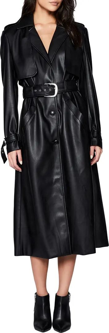 Bardot Faux Leather Trench Coat | Nordstrom | Nordstrom
