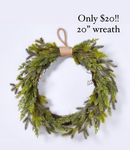 Here is another twine jute wrapped wreath that is absolute perfection and only $20! Perfect if you’re on a budget or want to use multiple wreaths! 

#LTKhome #LTKSeasonal #LTKunder50