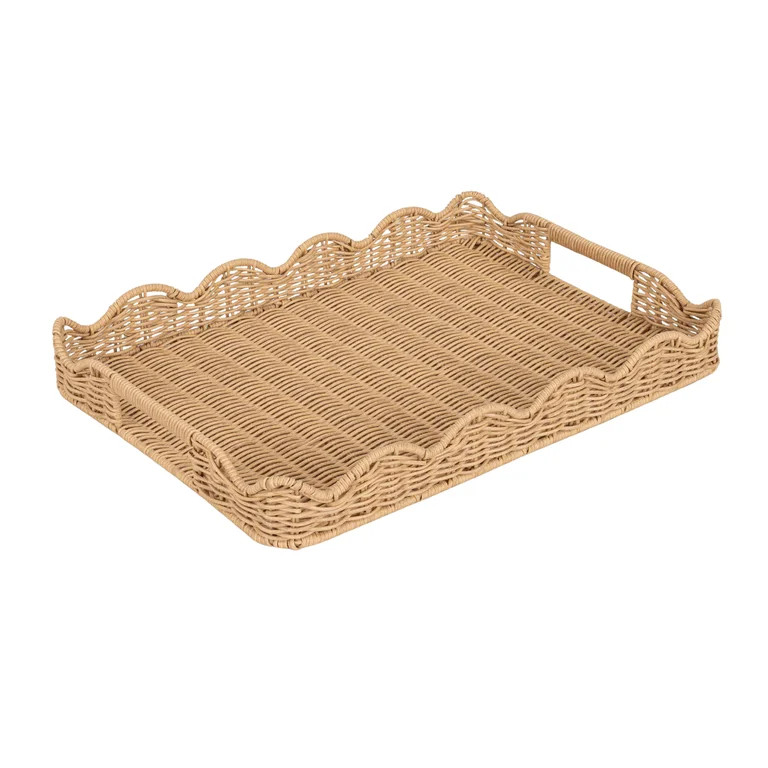 In 50+ people's carts Better Homes & Gardens Acacia Wood Tray Organizer, Walnut $9.97 | Walmart (US)