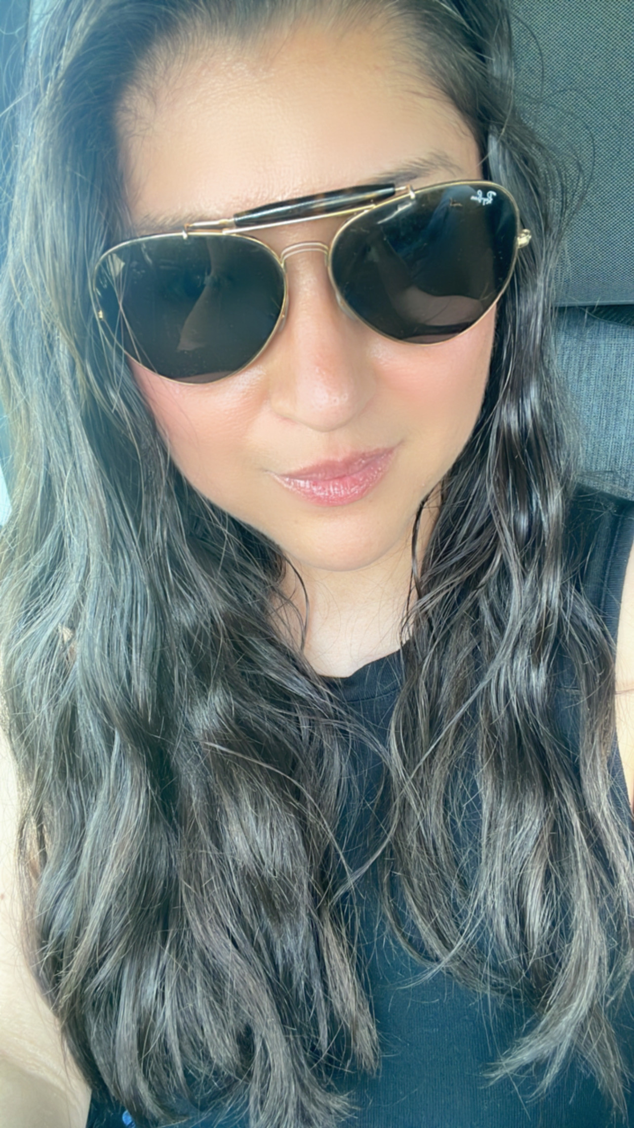 My hair said ✨no heat today✨
Tossed on my favorite sunnies and called it good.

I’ll link these Ray-Bans + a few similar styles I’ve worn lately! 

 #LTKFindsUnder50 #LTKStyleTip #LTKBeauty