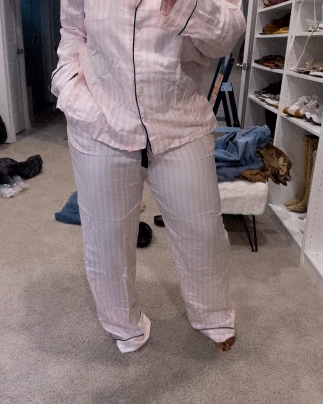 Okay so I tried everything on! Uhhhh I’m going back for more colors. The pajamas and robe are soooo cozy. I instantly feel so good when I put them on 😆

#LTKMidsize #LTKStyleTip #LTKVideo
