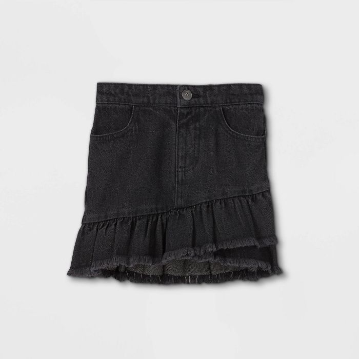 Toddler Girls' Jean Skirt - art class™ Black | Target