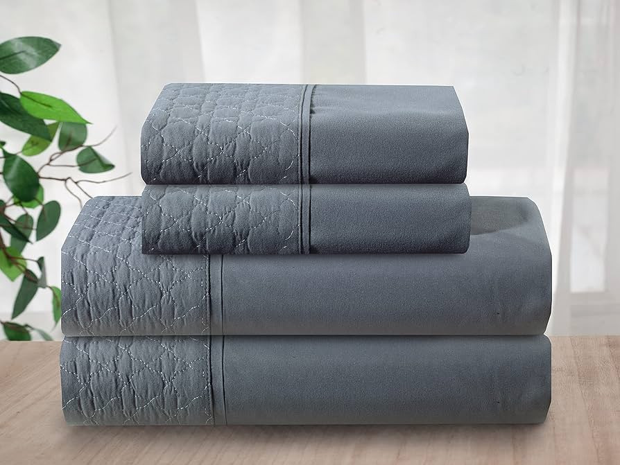 Elegant Comfort Luxury Soft Coziest 4-Piece Bed Sheet Set 1500 Thread Count Egyptian Quality Micr... | Amazon (US)