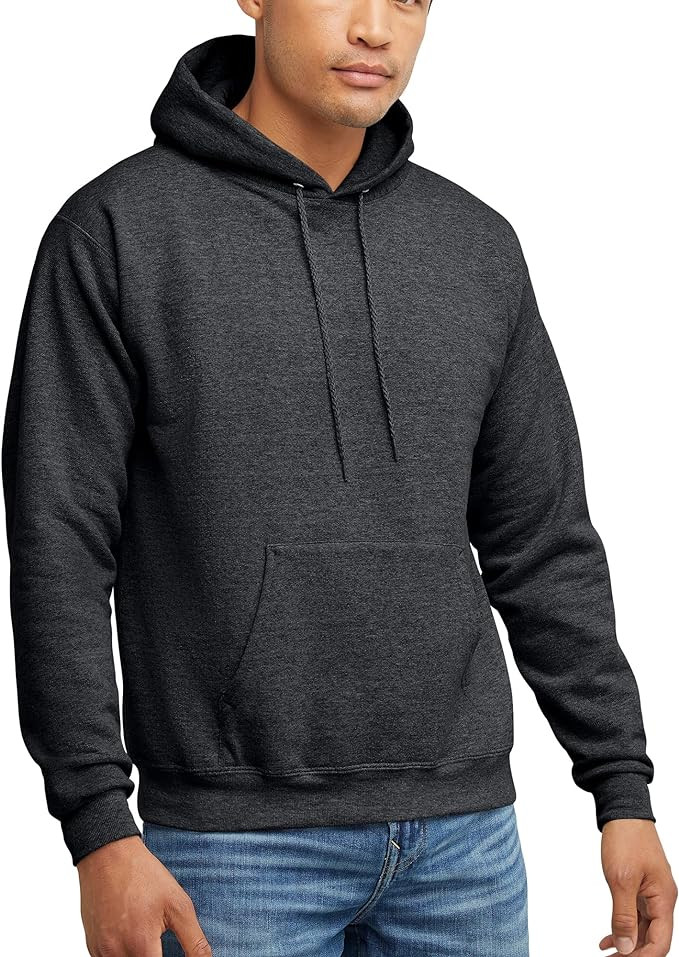 Hanes Men's Hoodie, EcoSmart Fleece Hoodie, Hooded Sweatshirt for Men | Amazon (US)