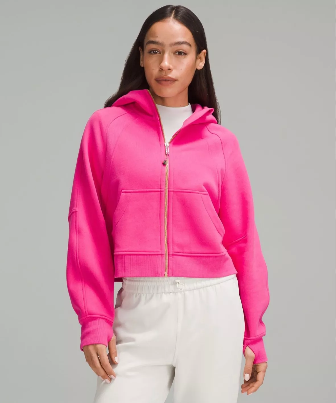 Scuba Full-Zip Cropped Hoodie curated on LTK