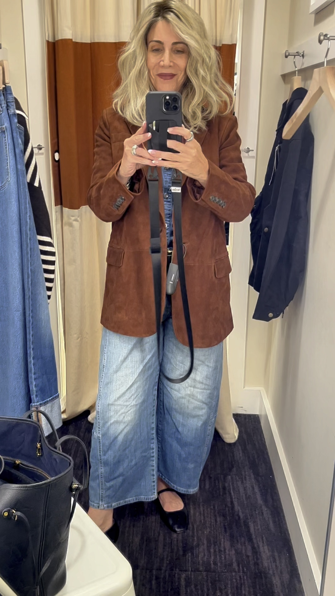 This stunning suede jacket is a keeper! And the leather was sourced from sustainable practices. Couldn’t love it more. I’m wearing a size 6.

#LTKStyleTip #LTKSeasonal #LTKOver40