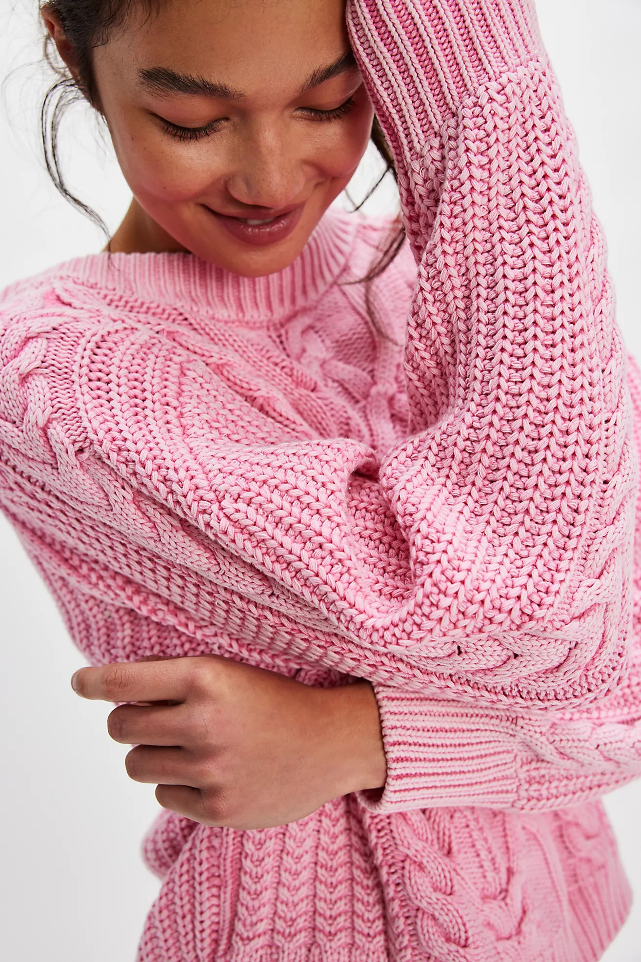 Frankie Cable Sweater | Free People (Global - UK&FR Excluded)