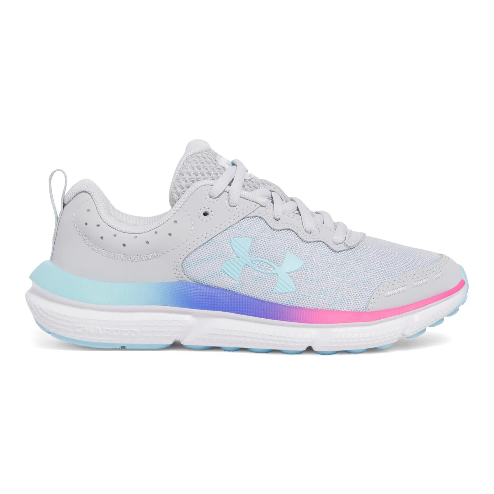 Under Armour Grade School Assert 10 Kids' Running Shoes, Boy's, Size: 4, Gray Stream | Kohl's