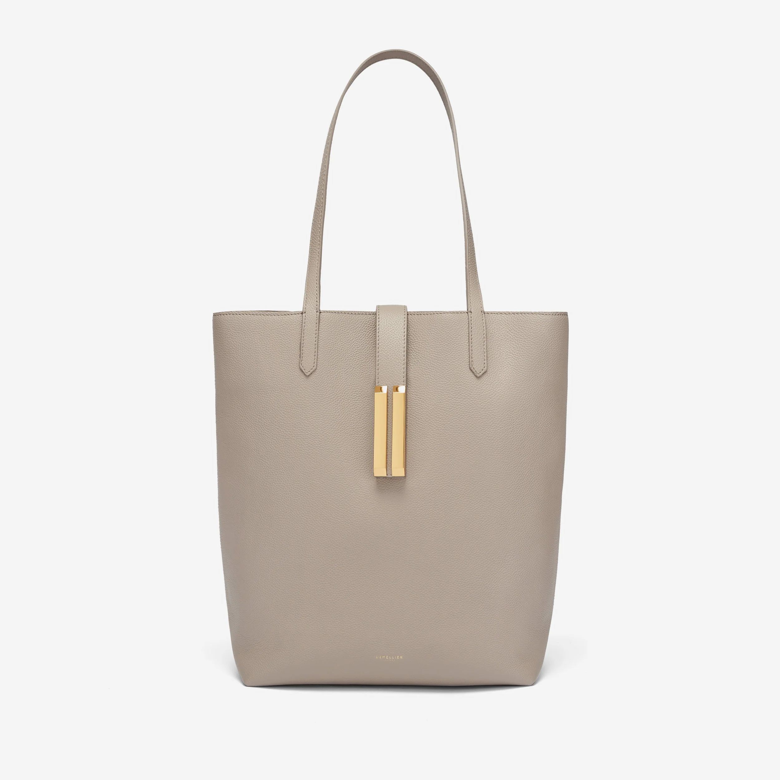 The Vancouver Tote | Taupe Small Grain | DeMellier | DeMellier