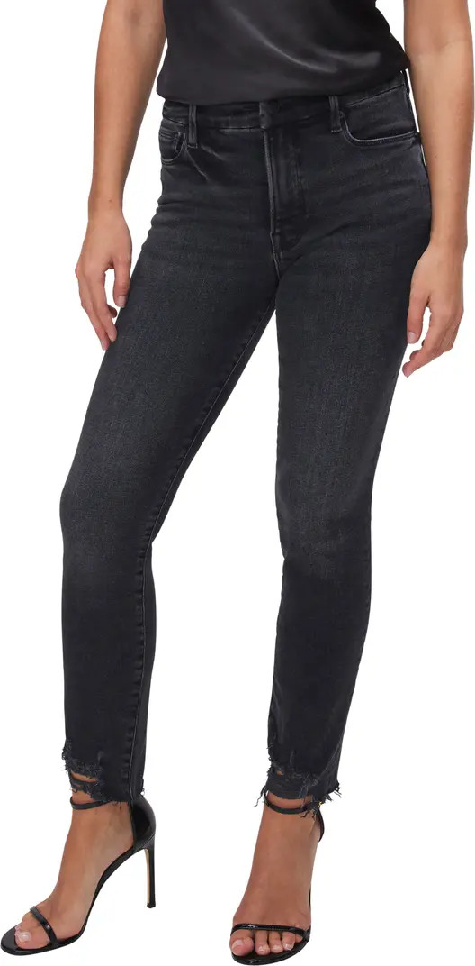 Good Classic Chewed High Waist Ankle Skinny Jeans | Nordstrom