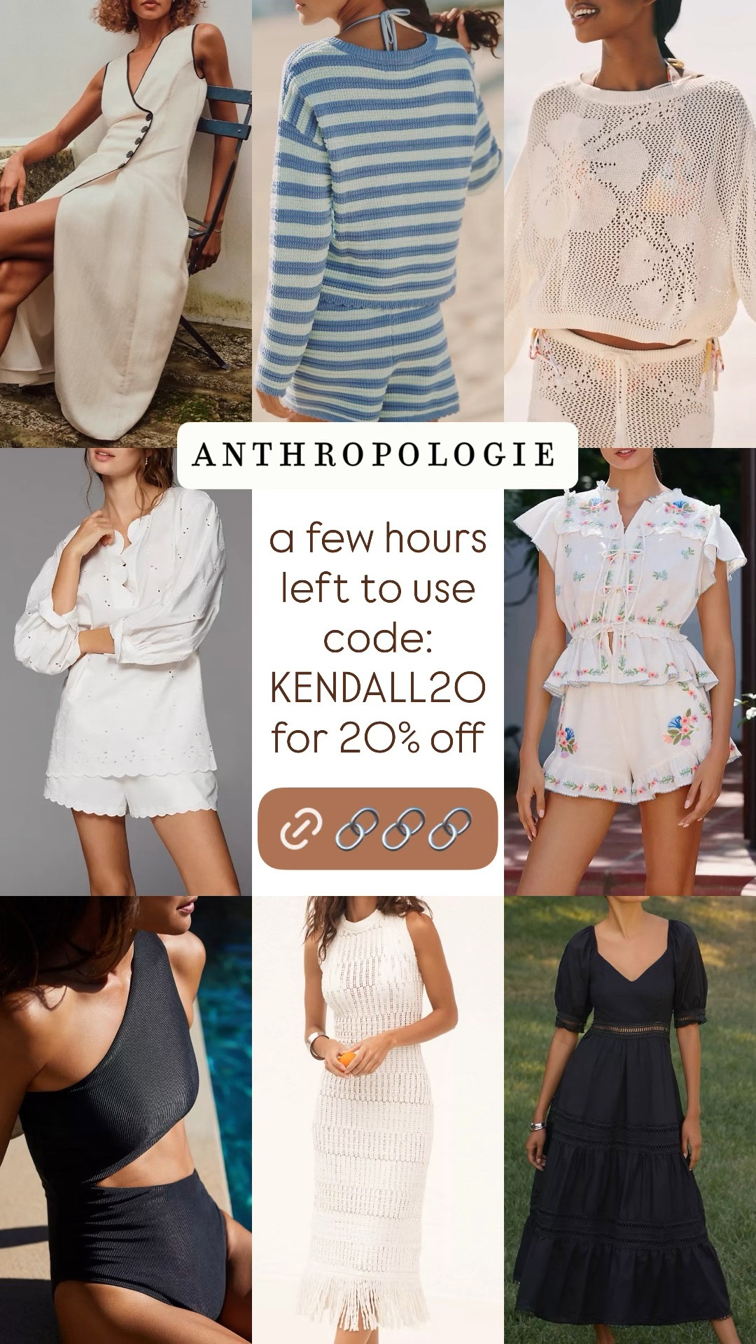 My Anthro code is ending soon! KENDALL20 for 20% off $100+

#LTKSaleAlert