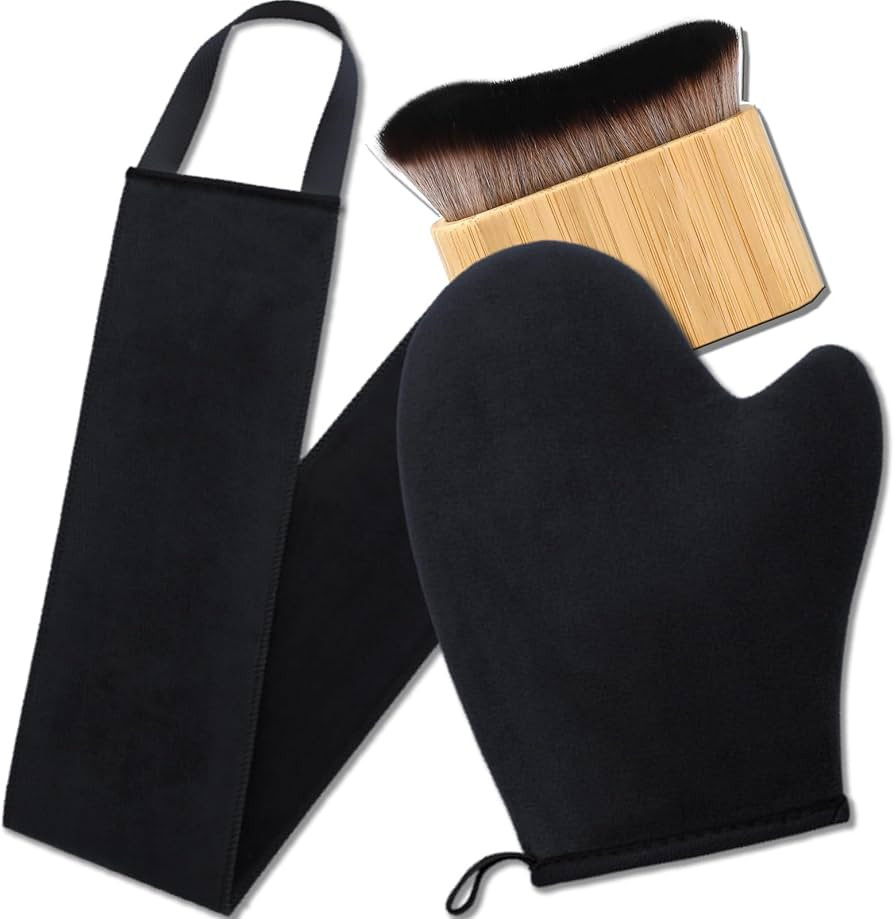 3 in 1 Self Tanning Mitts Self Tanner Mitt Applicator Kit - Tanning Glove for Self Tan Mitt, Tann... | Amazon (US)