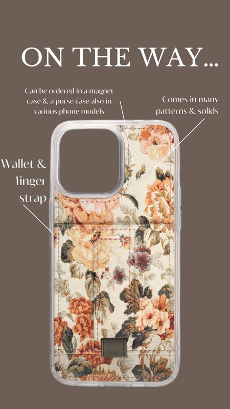 I love my walli case so much!!! I just ordered this one in the vintage floral pattern & can’t wait to get it. This will be my third one & I love interchanging with my outfits 🫶🏼

#LTKhome #LTKfamily #LTKmens