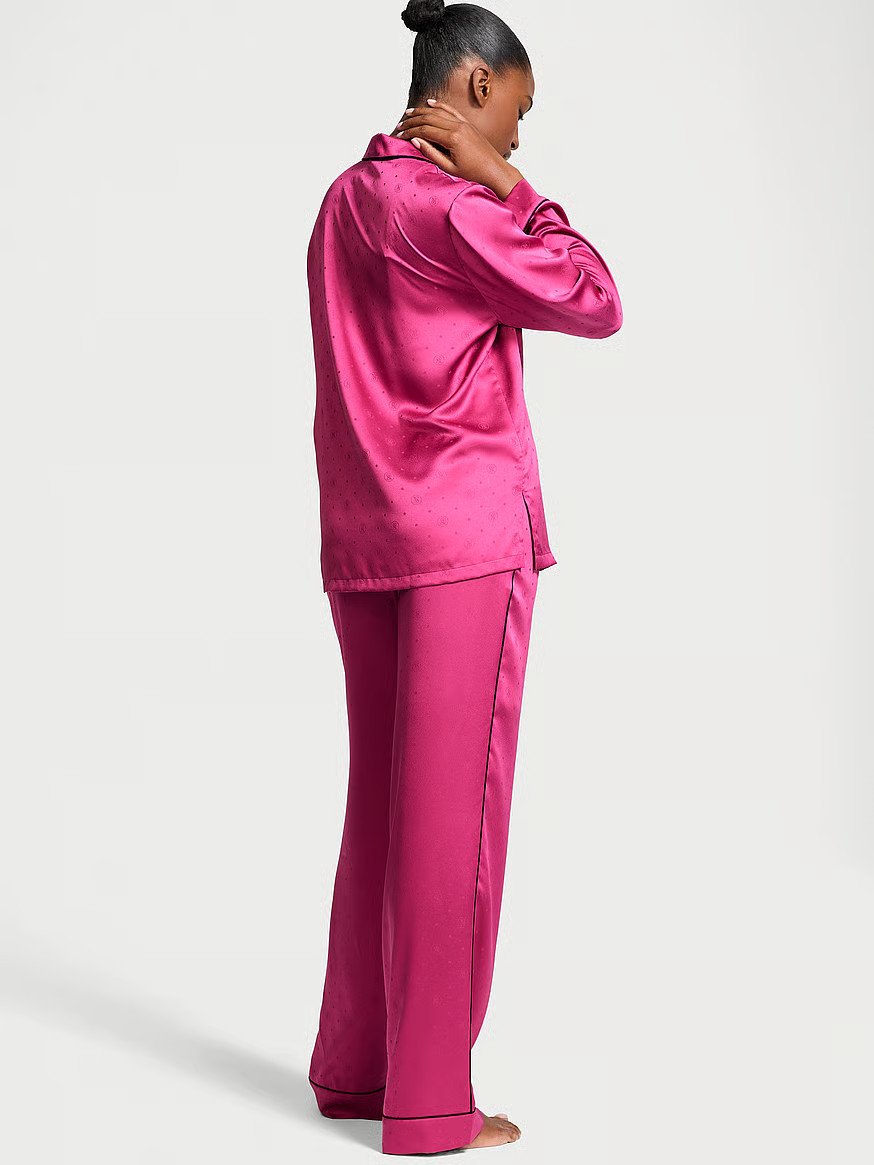 Glazed Satin Long Pajama Set | Victoria's Secret (US / CA )
