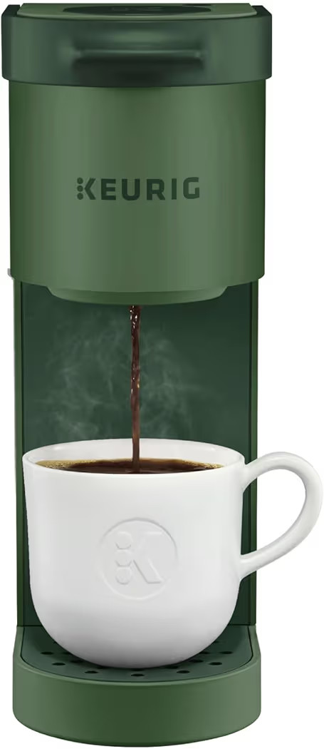 Keurig K-Mini Single Serve K-Cup Pod Coffee Maker, 6 to 12oz Brew size, with Cord Storage, Perfect for Small Spaces, Evergreen | Amazon (US)