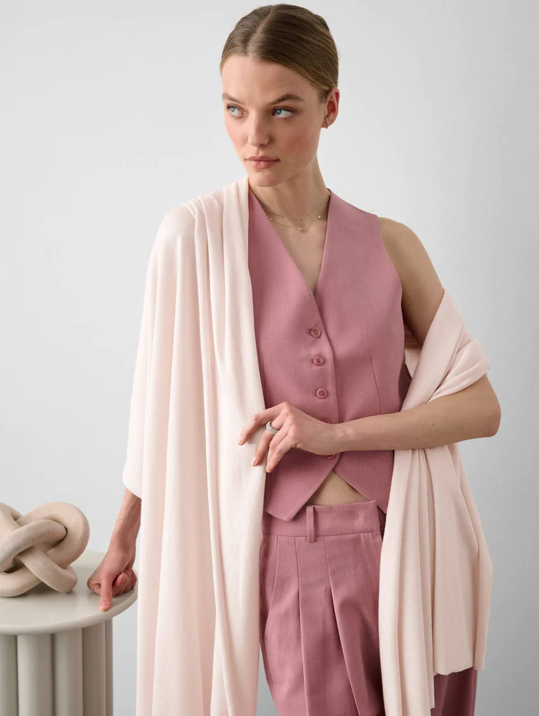 Silk Cashmere Travel Wrap | White and Warren