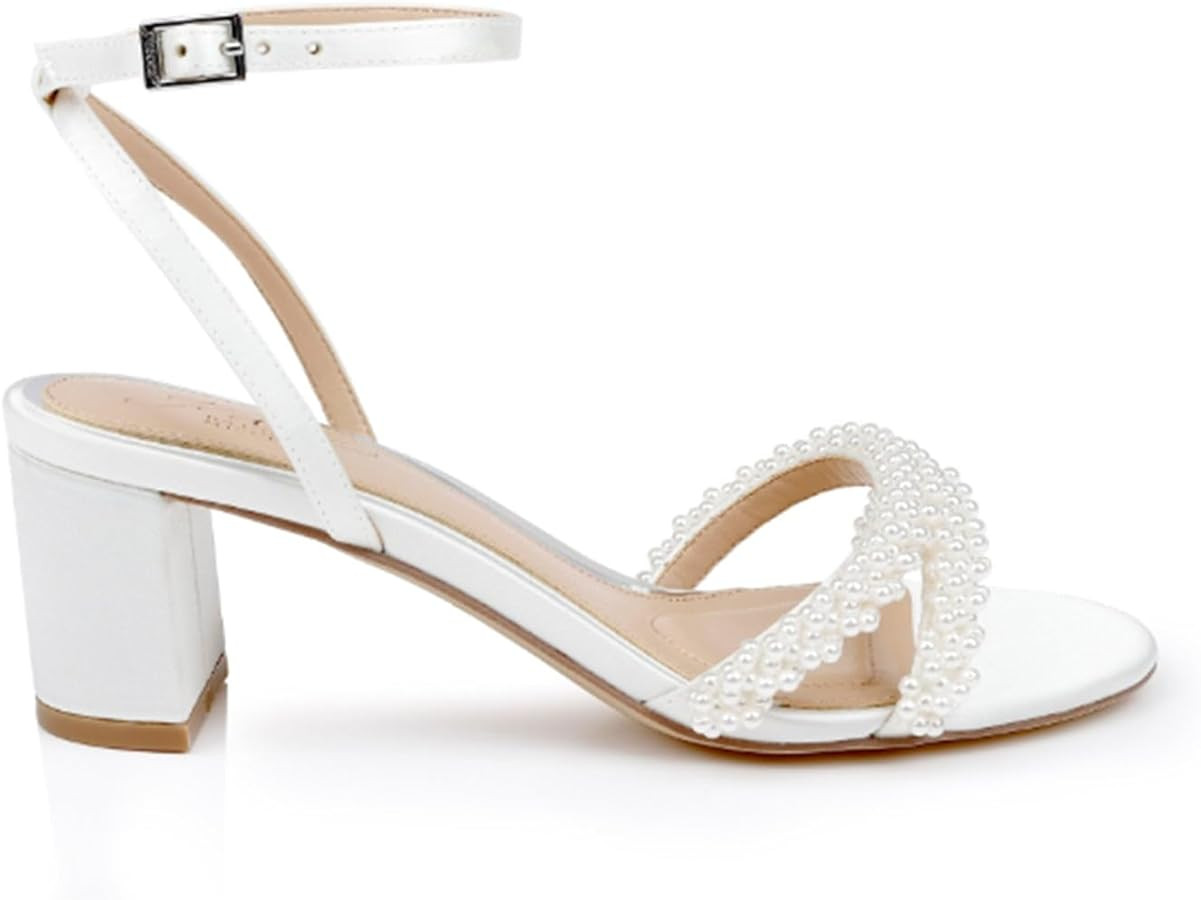 Jewel Badgley Mischka Women's Ninnette Heeled-Sandals | Amazon (US)