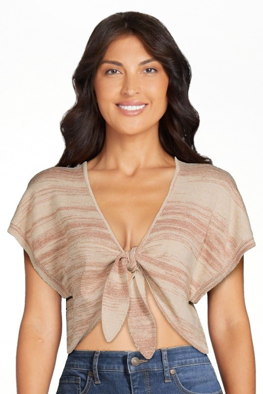 Sofia Jeans by Sofia Vergara Women’s Tie Front Top - Walmart.com | Walmart (US)