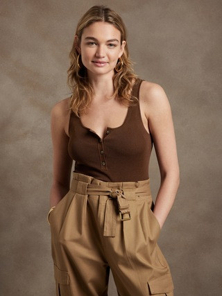 Henley Sweater Tank | Banana Republic (US)