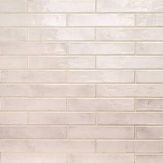Stella Blush 2 in. x 10 in. Glossy Ceramic Subway Wall Tile (5.16 sq. ft./Case) | The Home Depot