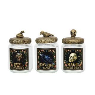 Assorted 7" Halloween  Glass Tabletop Jar with Bronze Lid by Ashland® | Michaels Stores