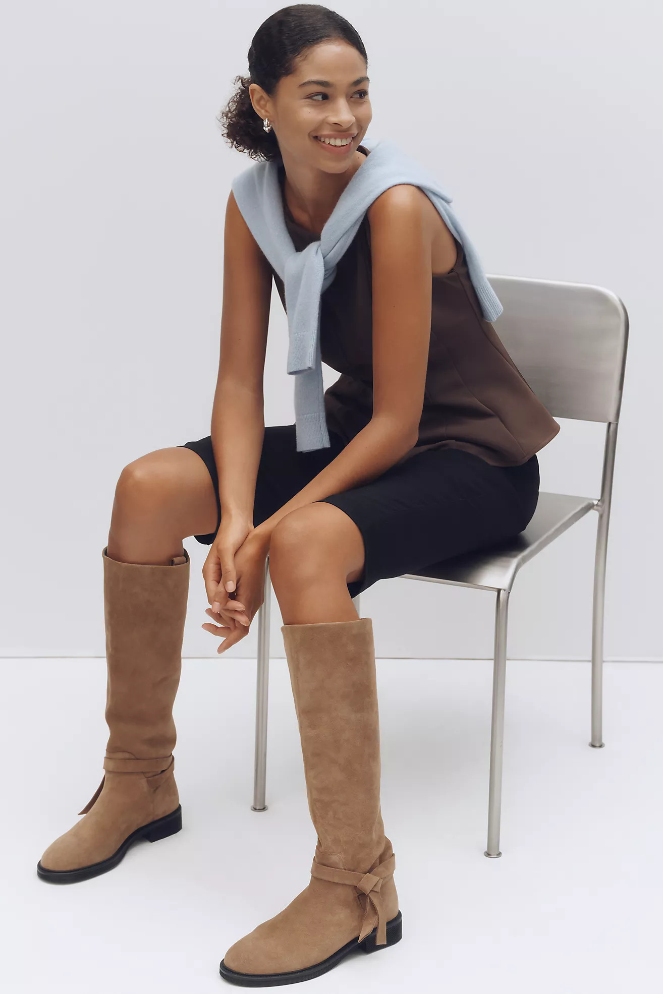 Maeve Tie Riding Boots | Anthropologie (US)