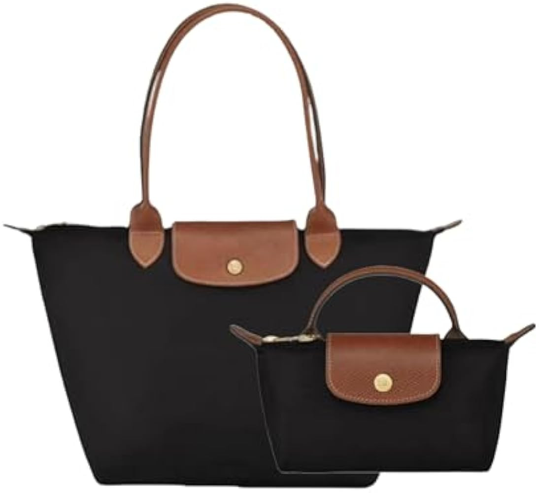 Waterproof Nylon Tote Bag for Women, Lightweight Work Handbags with Cute Crossbody Bags, Zipper &... | Amazon (US)