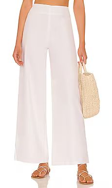 SNDYS Nina Linen Pant in White from Revolve.com | Revolve Clothing (Global)