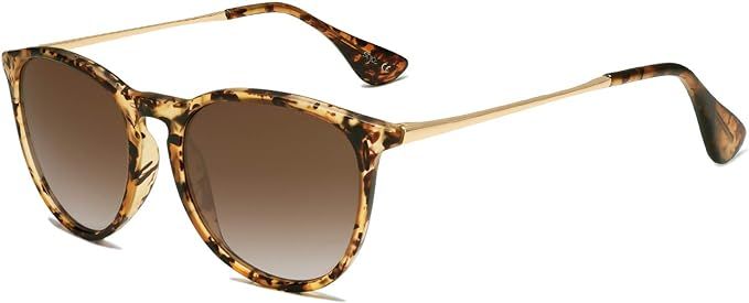 SOJOS Polarized Sunglasses for Women Men Round Classic Vintage Style TR90 SJ2091 | Amazon (CA)