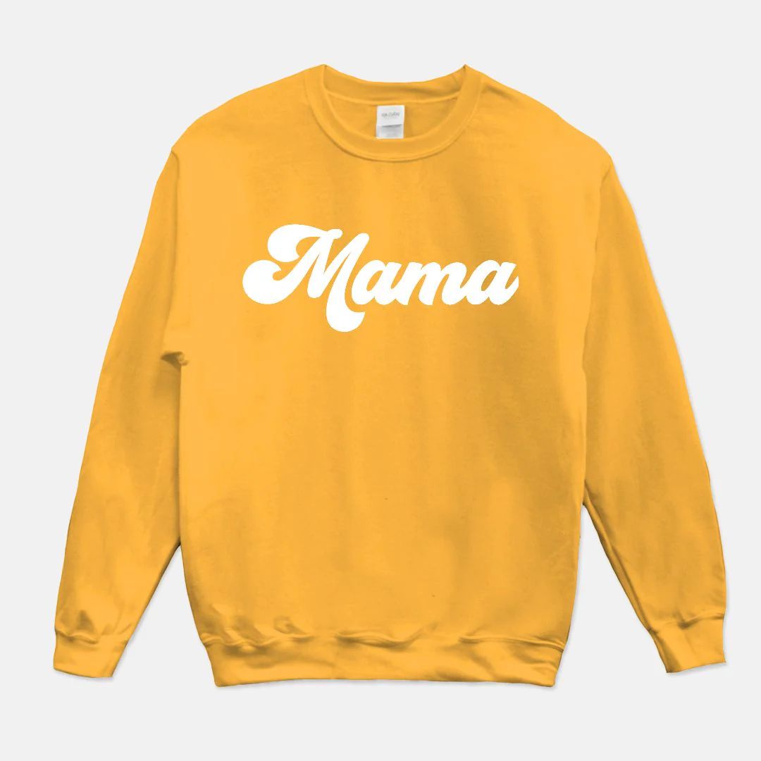 Mama Retro Style Sweatshirt | The Little Lemons Company